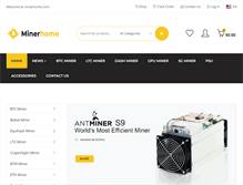 Tablet Screenshot of minerhome.com